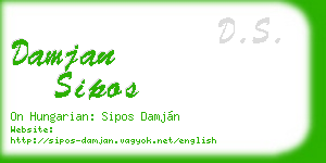 damjan sipos business card